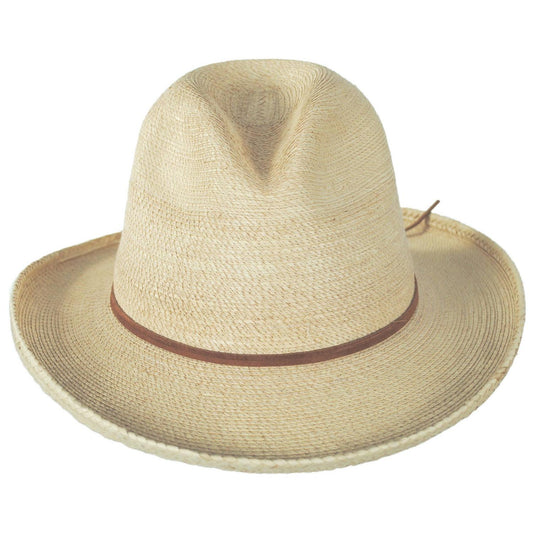 SunBody Hats | RB's Guatemalan Fine Palm Leaf Straw Hat | 128215 | front | NATURAL