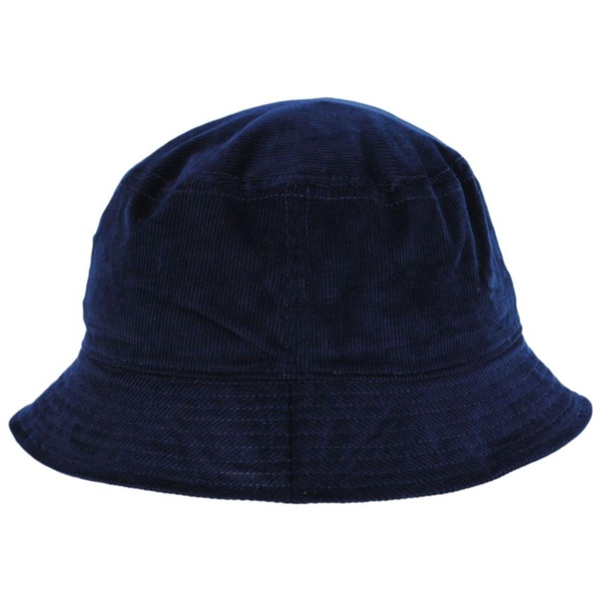Kangol | Corduroy Cotton Blend Bucket Hat | 185710 | profile | NAVY