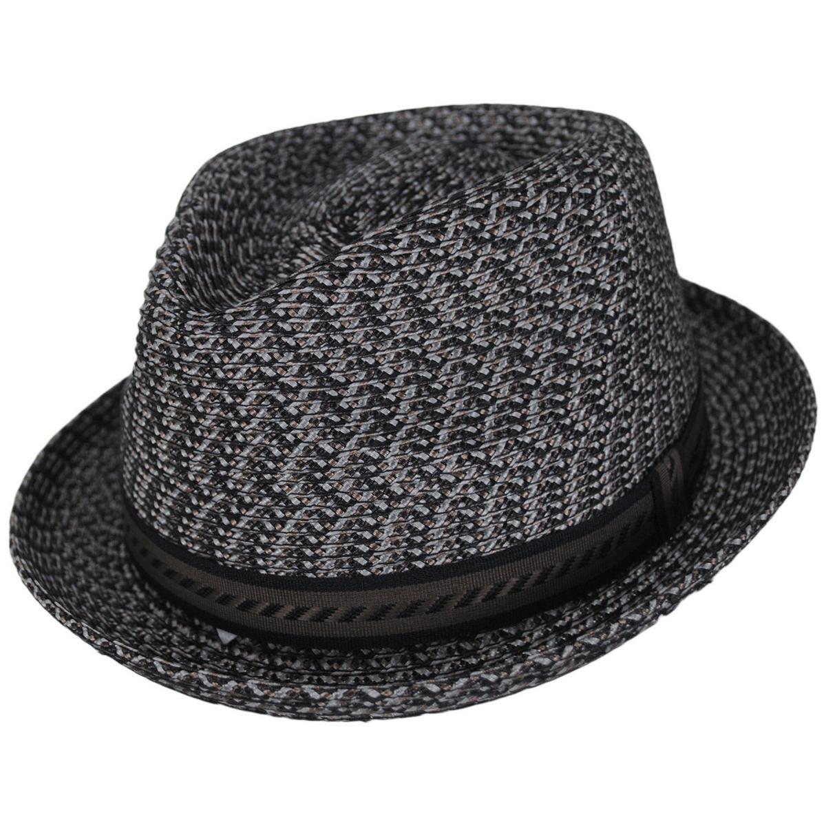 Bailey 1922 | Mannes Poly Braid Fedora Hat - Fashion Colors | 127844A | lead | AMPHORA MULTI