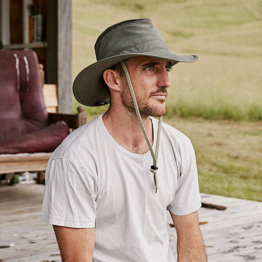 Conner | Tarpon Springs Floating Supplex Sailing Hat | 402510 | lsmone | OLIVE GREEN