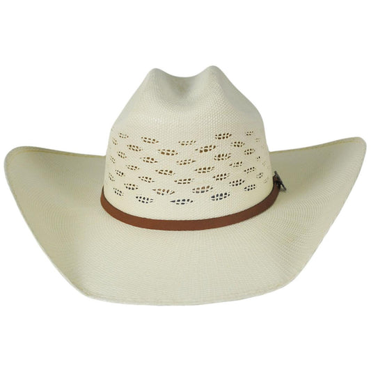 Bailey Western | Big Bend Bangora Straw Western Hat | 127914 | front | IVORY