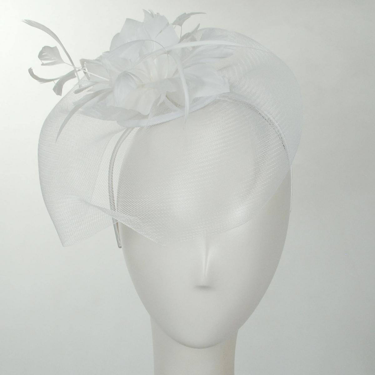 Jeanne Simmons - Campana Fascinator Hat - 5055875071674 - CREAM