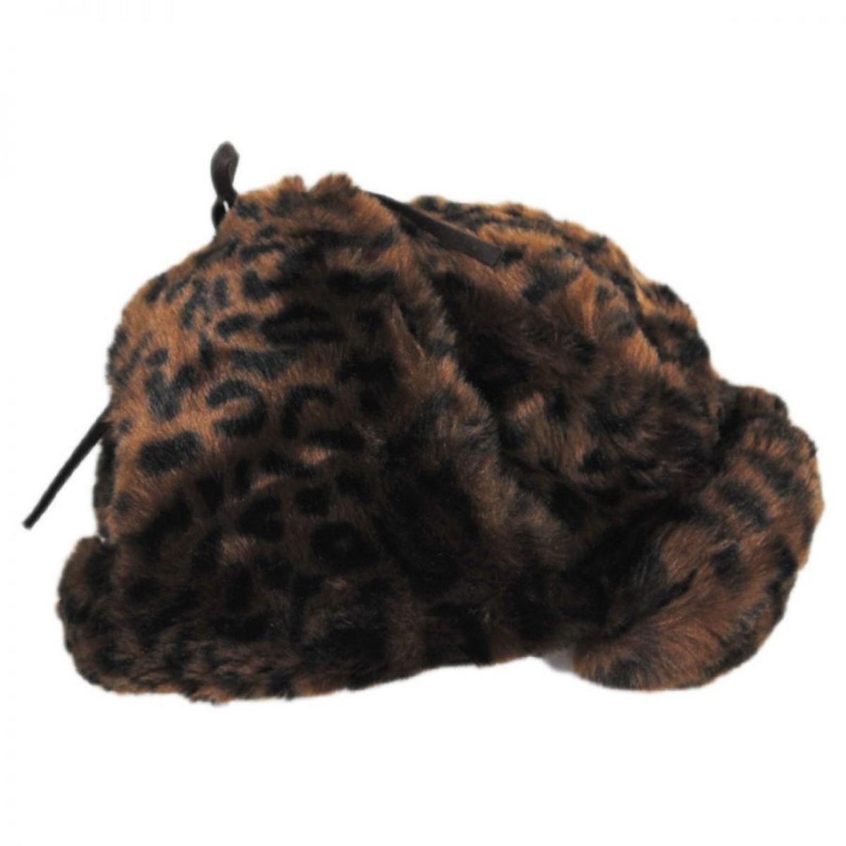 Kangol | Leopard Trapper Hat | 106817 | under | LEOPARD