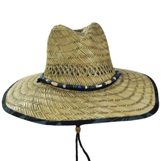 Dorfman Pacific | Kalisa Rush Straw Lifeguard Hat | 101364 | front | NATURAL