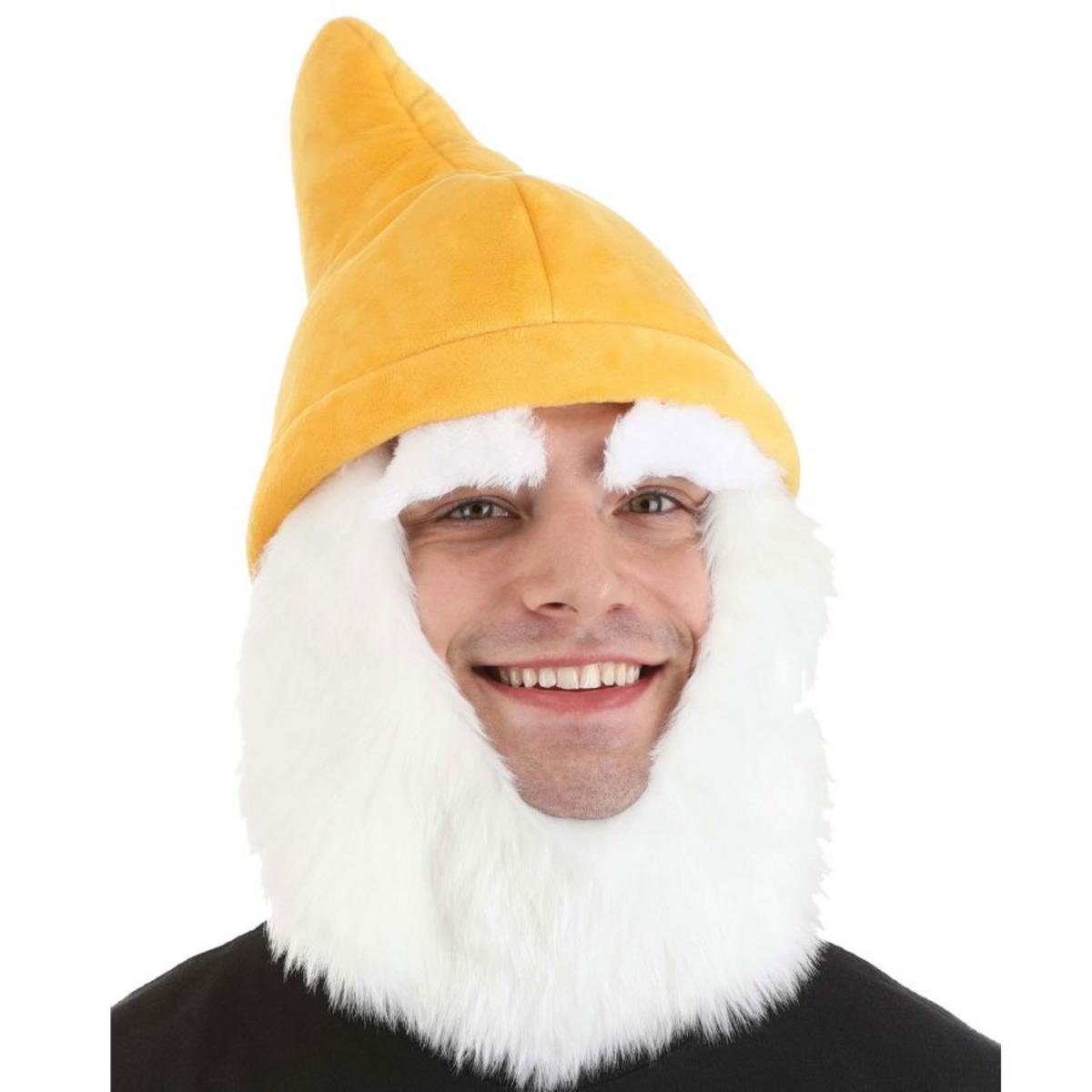 Disney | Snow White and the Seven Dwarfs Dwarf Plush Hat & Beard | 190517 | profile | YELLOW/WHITE