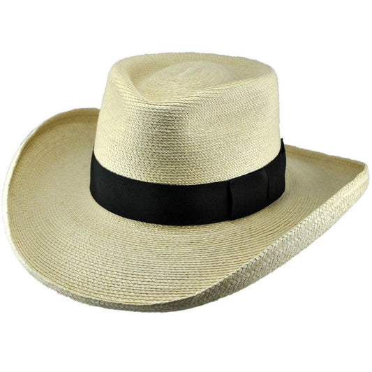 SunBody Hats | Plantation Guatemalan Fine Palm Leaf Straw Hat | 128210 | lead | NATURAL