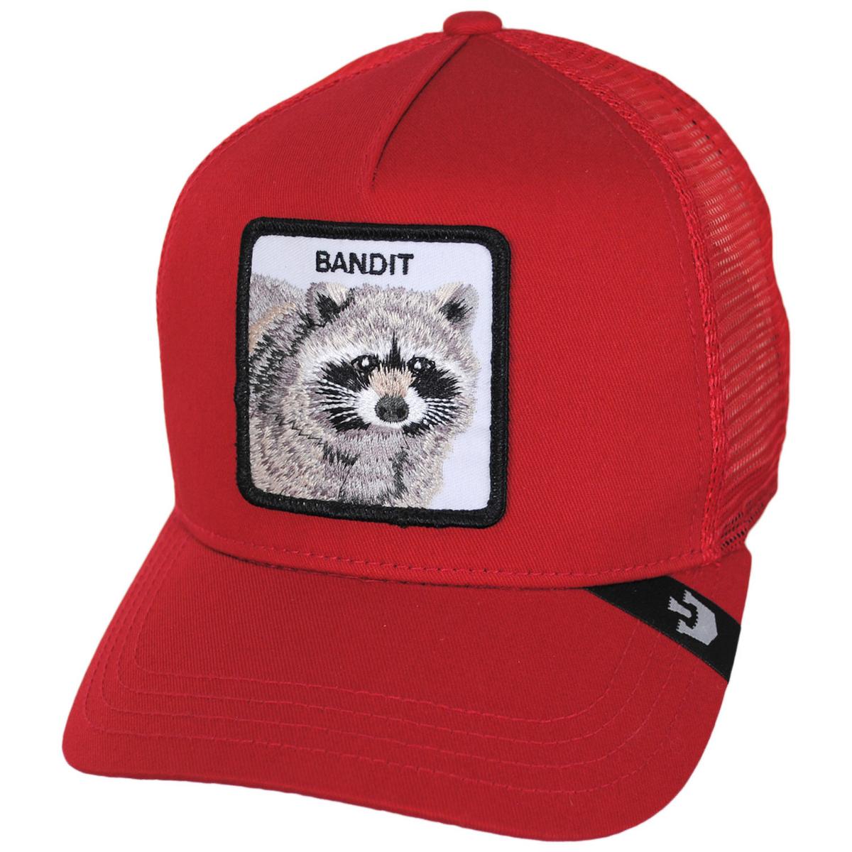 Goorin Bros | Bandit Mesh Trucker Snapback Baseball Cap | 200449 | lead | RED