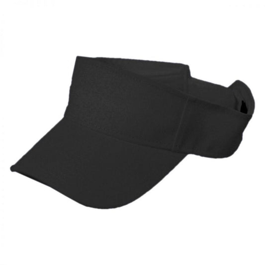 Otto | Cotton Twill Sport Visor | 195850 | lead | BLACK
