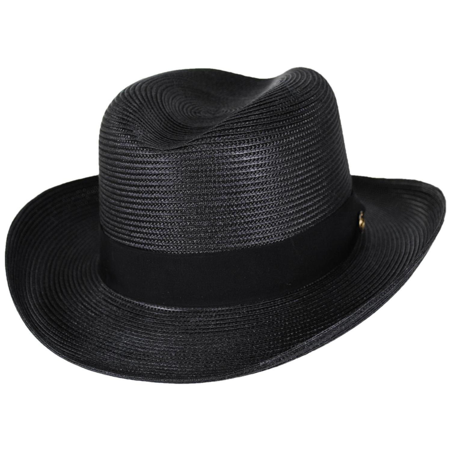 El Dorado Florentine Milan Straw Homburg Hat – Village Hat Shop