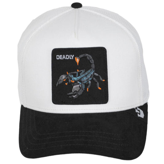 Goorin Bros | Deadly Suede Mesh Trucker Snapback Baseball Cap | 200718 | front | CREME