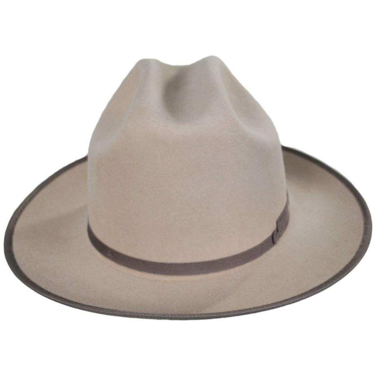 Bailey 1922 | The Architect Fur Felt Cattleman Western Hat | 130374 | front | BUCKSKIN