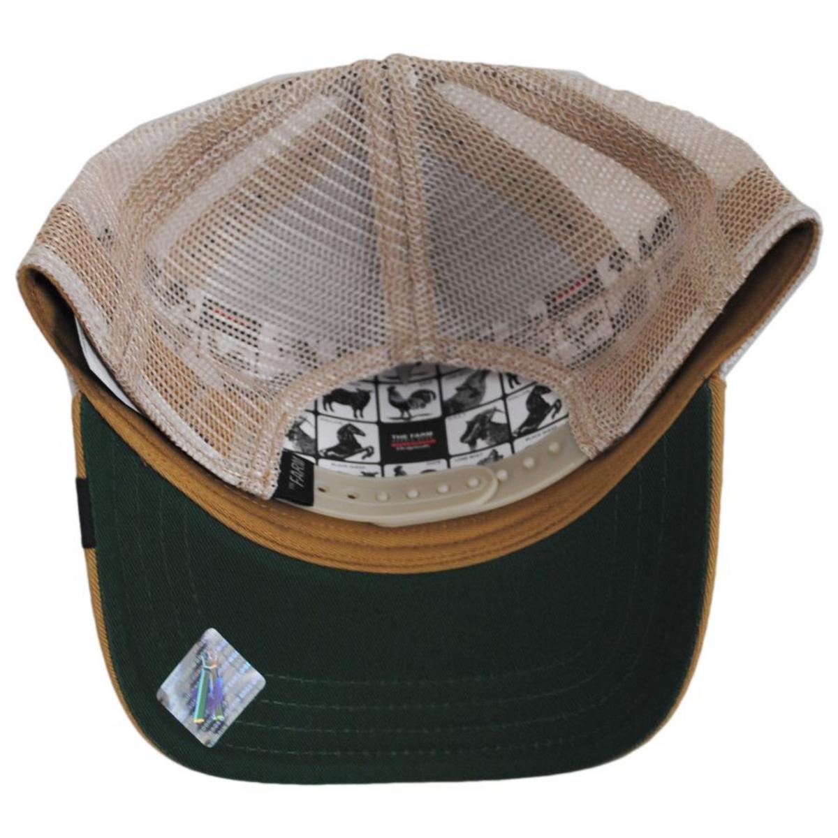 Goorin Bros | Goat Mesh Trucker Snapback Baseball Cap | 200427 | under | KHAKI
