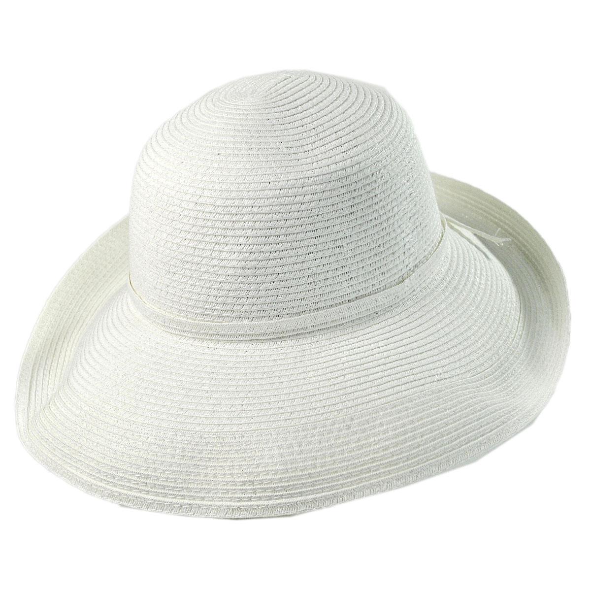 sur la tete | Wholesale Traveler Toyo Straw Sun Hat B2B Pre-Pack | B2B104200 | lead | WHITE
