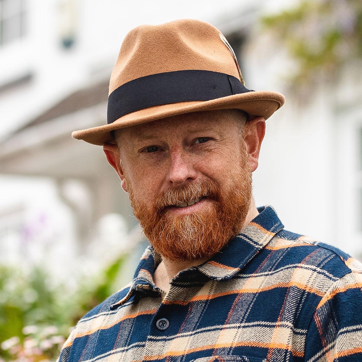 Jaxon Hats | Blues Crushable Wool Felt Trilby Fedora Hat | 132020 | lsmone | PECAN