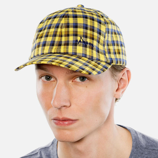 Kangol | Club Plaid Strapback Baseball Cap | 201137 | lsmone | YELLOW MULTI