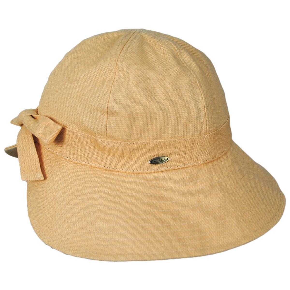 Scala | Elda Cotton Facesaver Cap | 106416 | profile | BEESWAX