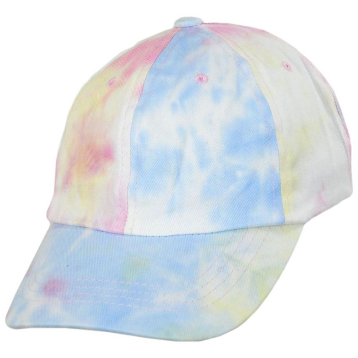 Cappelli | Splash Tie Dye Cotton Baseball Cap Dad Hat | 200339 | lead | PINK