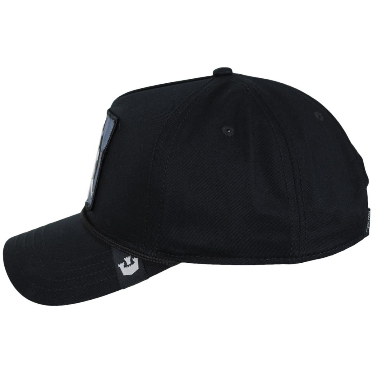 Goorin Bros | Killer Whale 100 Trucker Snapback Baseball Cap | 200639 | profile | BLACK
