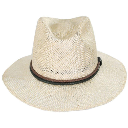 Bailey 1922 | Glaser Sisal LiteStraw Fedora Hat | 127753 | front | NATURAL
