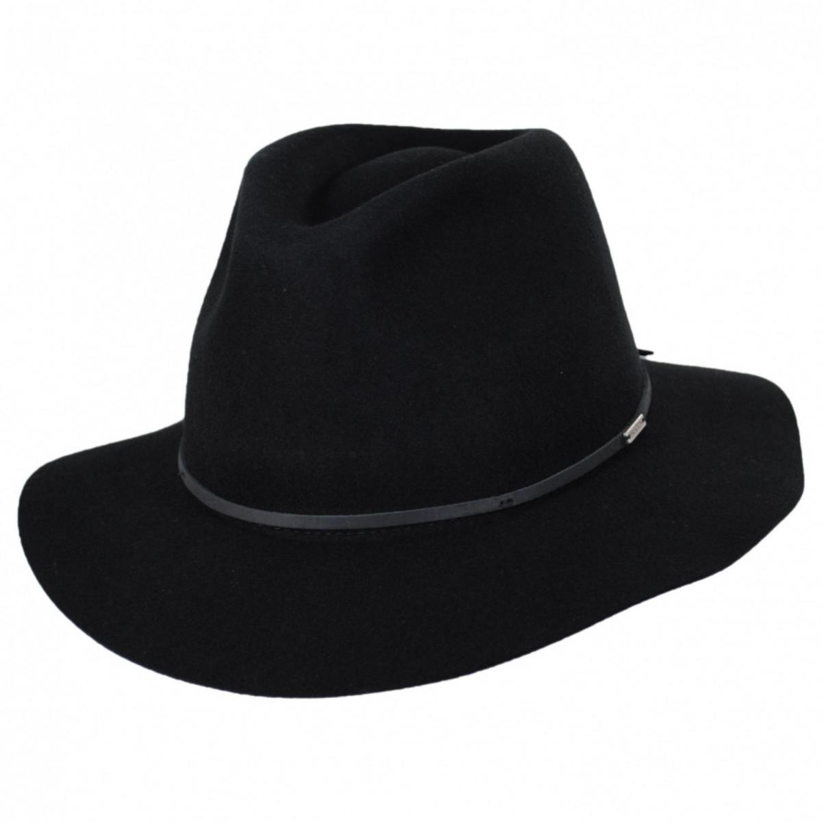 Wesley Wool Felt Floppy Fedora Hat – Village Hat Shop