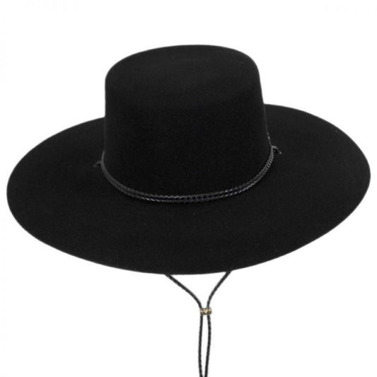 Biltmore | Toledo Wool Felt Bolero Hat | 130249 | front | BLACK