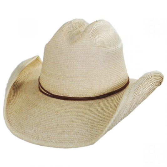 SunBody Hats | Crazy Horse Guatemalan Palm Leaf Straw Cowboy Hat | 128216 | lead | NATURAL