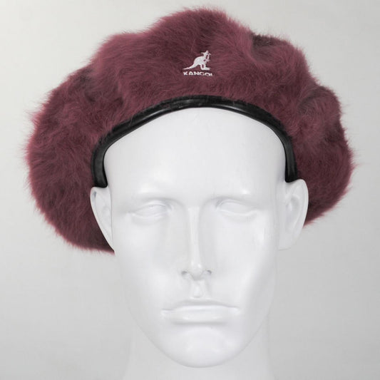 Kangol | Furgora Big Monty Military Beret - Cranberry | 150923FW23 | front | CRANBERRY