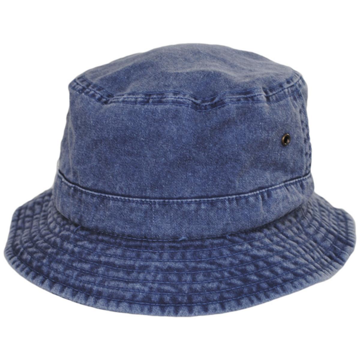 Village Hat Shop | VHS Cotton Bucket Hat | 186605 | lead | NAVY BLUE