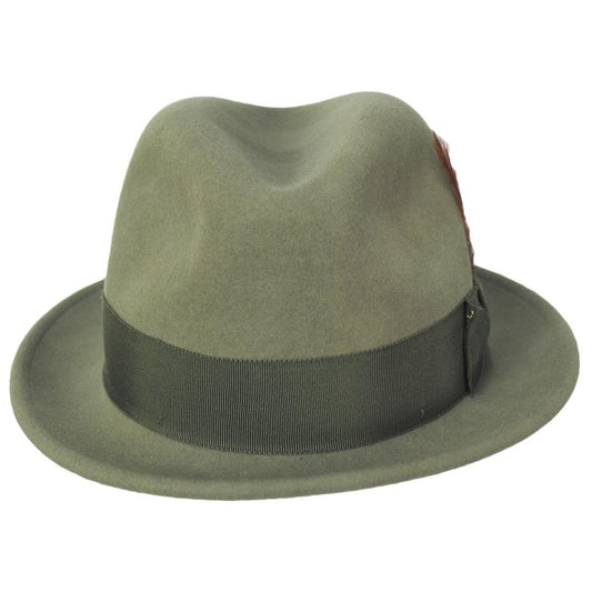 Bailey 1922 | Tino Wool LiteFelt Trilby Fedora Hat - Fashion Colors | 130008FW24 | front | KELP