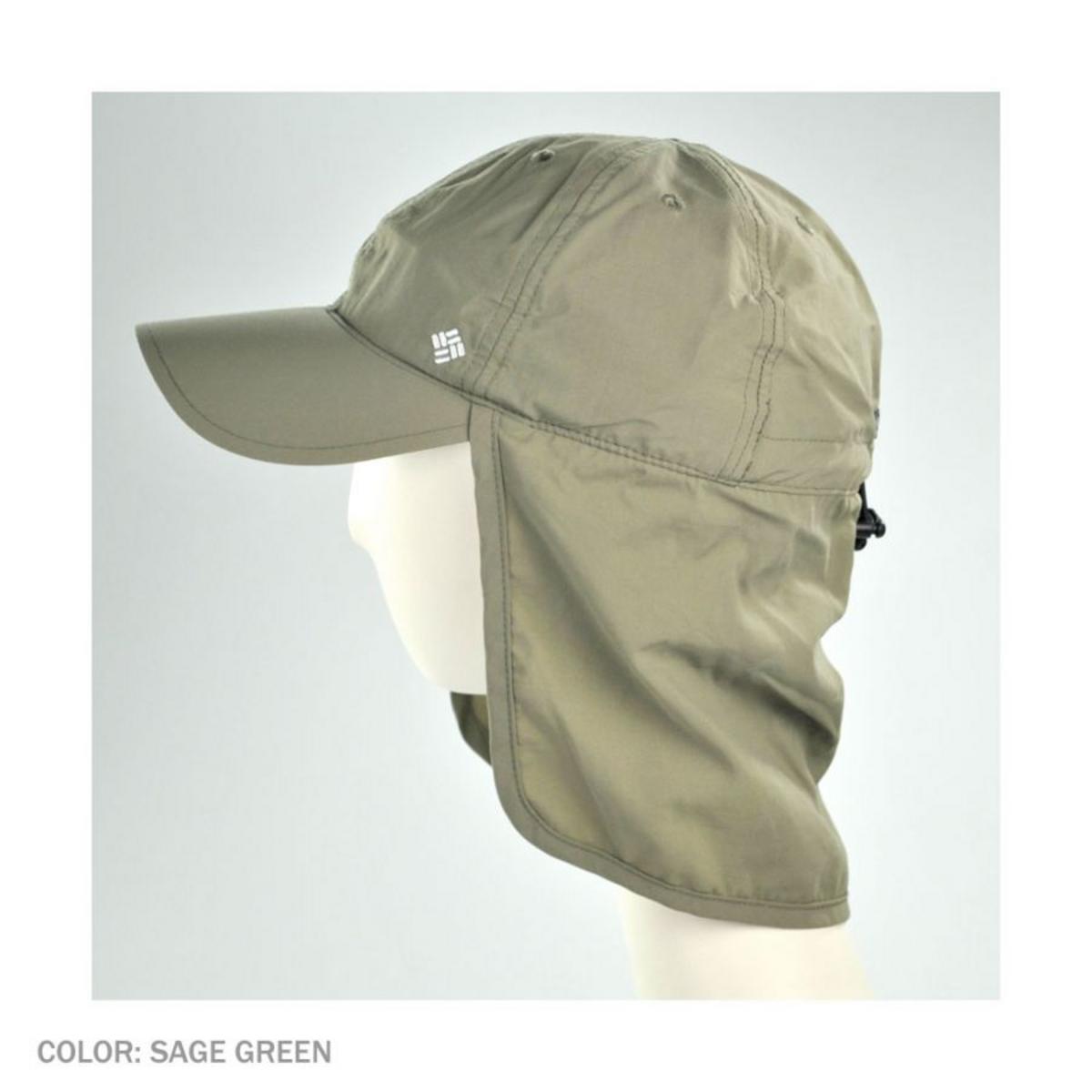 Columbia Sportswear | Schooner Bank Cachalot Neckflap Baseball Cap | 400108 | front | SAGE