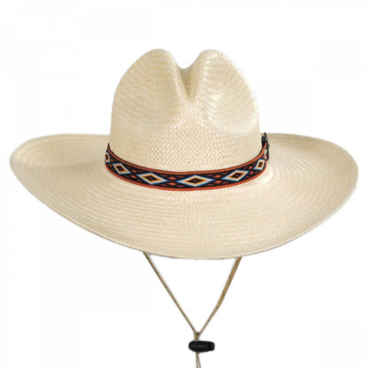 Riverz by San Francisco Hat Company | Scout TechStraw Gus Hat | 401602 | front | OFF WHITE