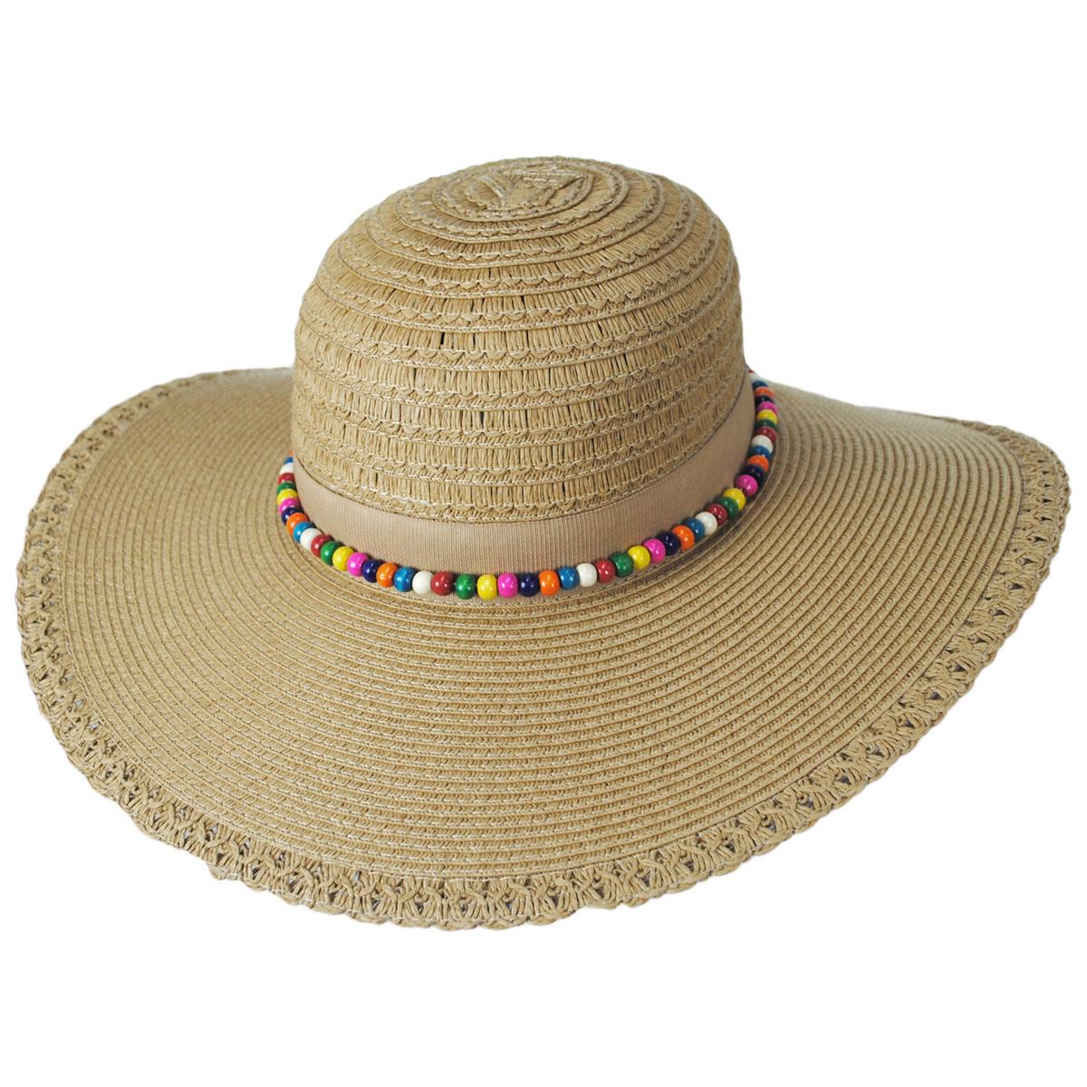 San Diego Hat Company | Fiesta Toyo Straw Swinger Sun Hat | 103683 | lead | TOBACCO