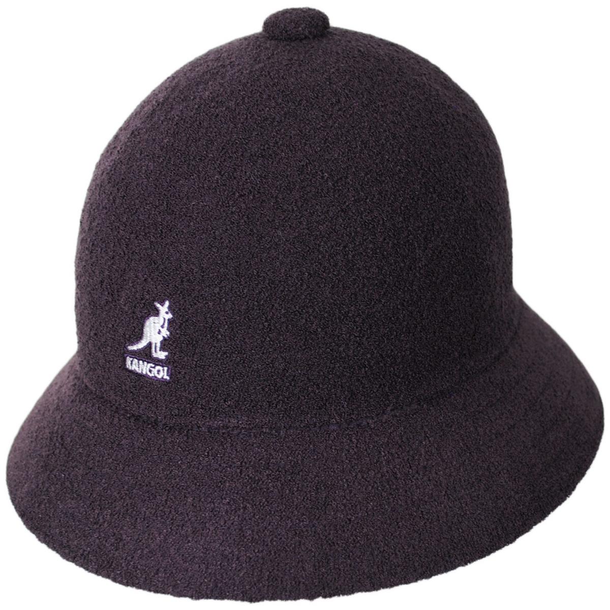 NEW Kangol Big Logo Casual Bucket Hat Black Small Bermuda Casual Bucket Hat - Spring Collection – Village Hat Shop main image 4