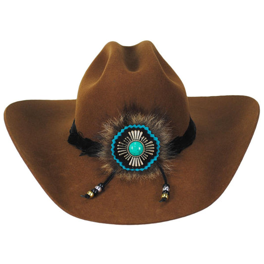 Charlie 1 Horse | Lainey Wilson Country with a Flare Wool Felt Western Hat | 124970 | front | COGNAC