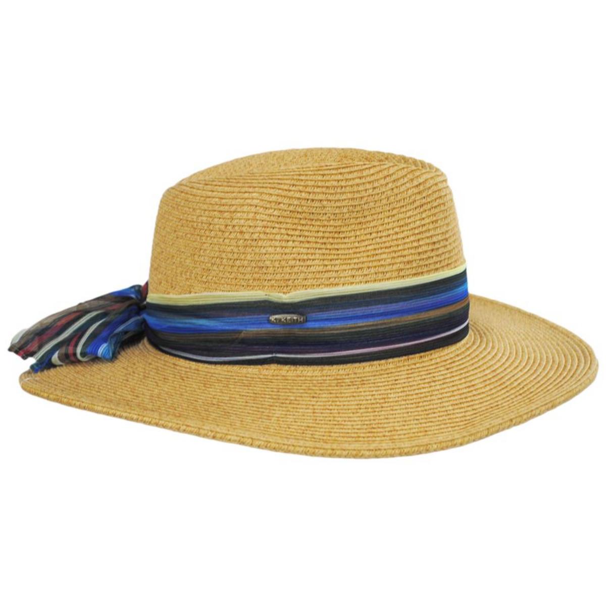 Karen Keith | Horizon Toyo Braid Straw Fedora Hat | 102216 | profile | NATURAL