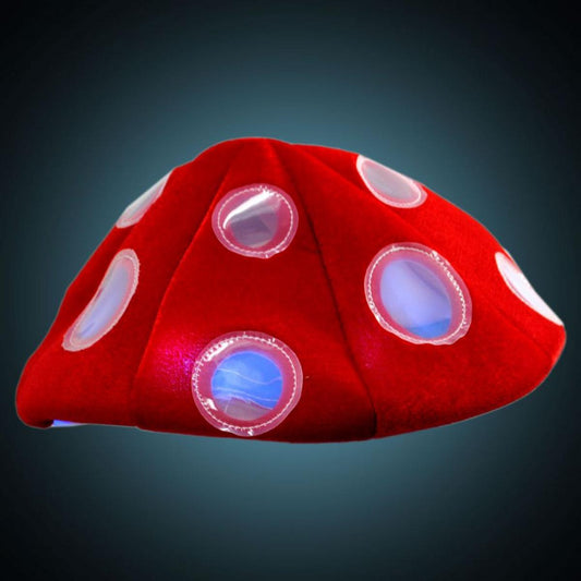 Elope | Light Up Mushroom Lumenhat | 190293 | front | RED/WHITE