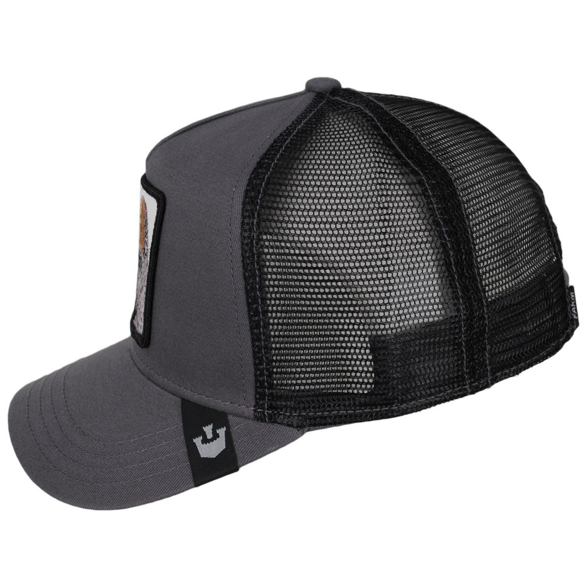 Goorin Bros | Boss Mesh Trucker Snapback Baseball Cap | 200602 | profile | CHARCOAL
