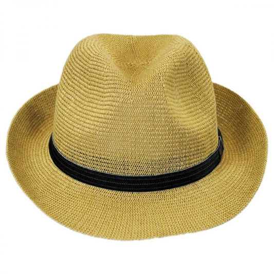 Bailey 1922 | Elliot Toyo + Thermo Straw Fedora Hat | 127870 | front | NATURAL