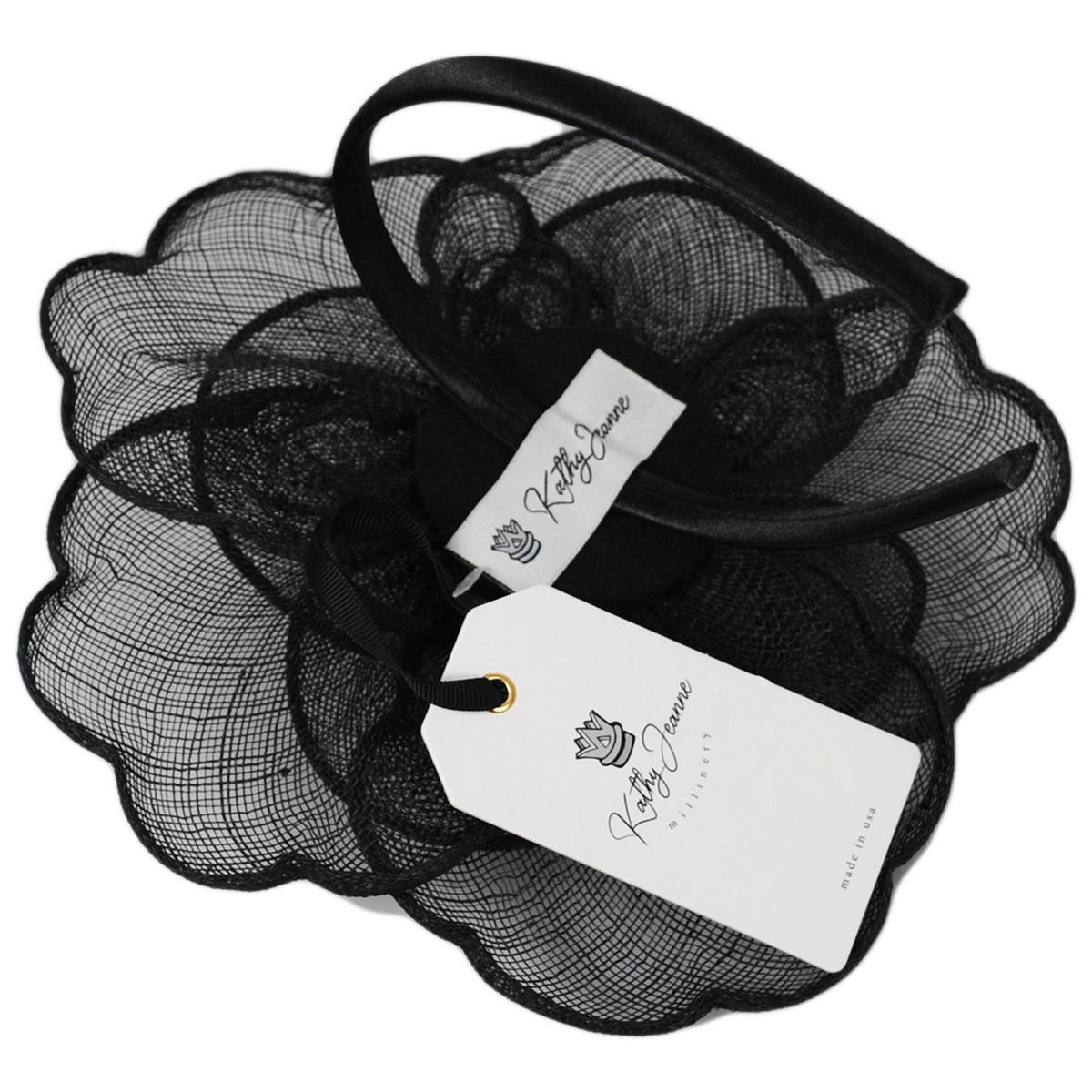 Rosa Sinamay Straw Fascinator Hat