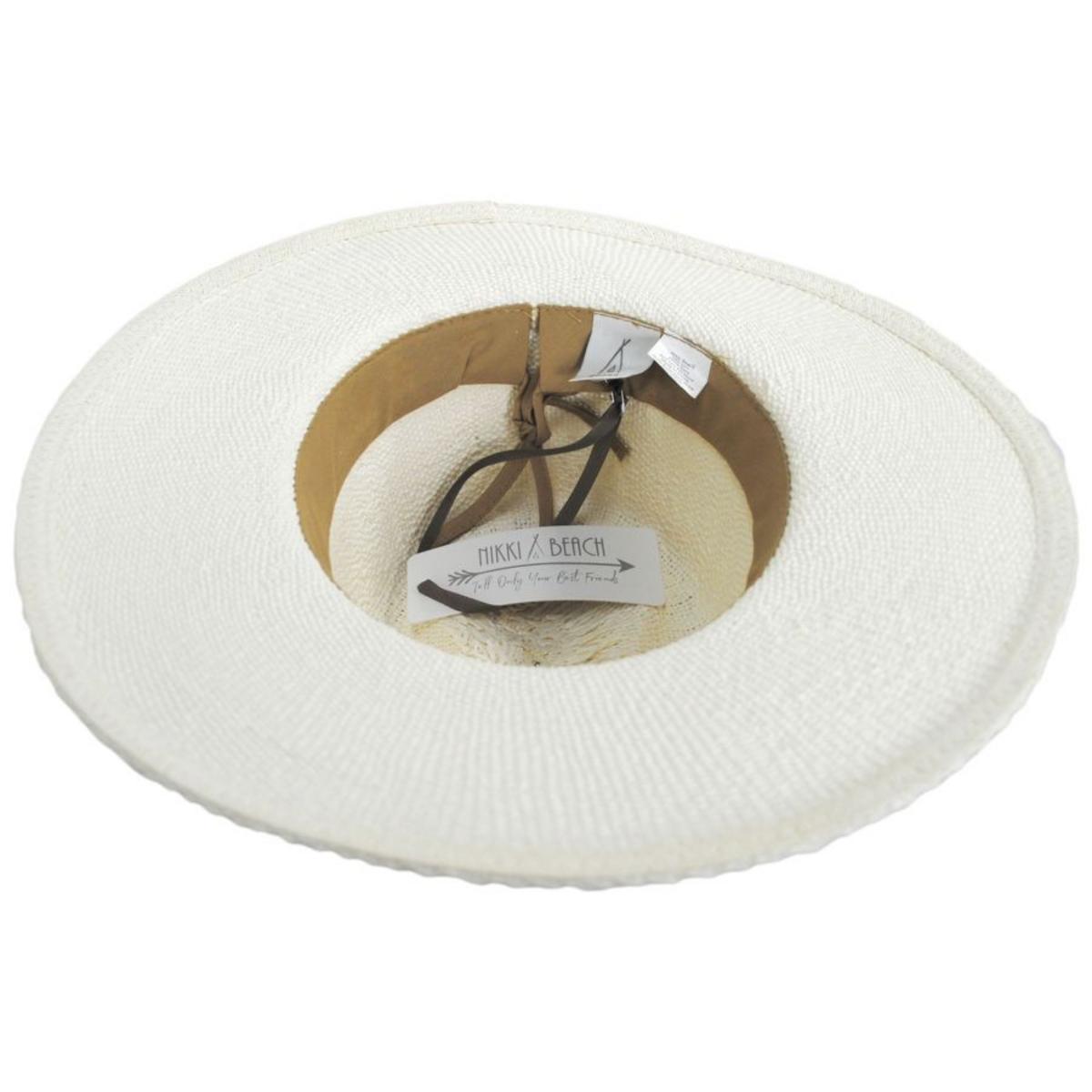 Talia Toyo Straw Rancher Fedora Hat