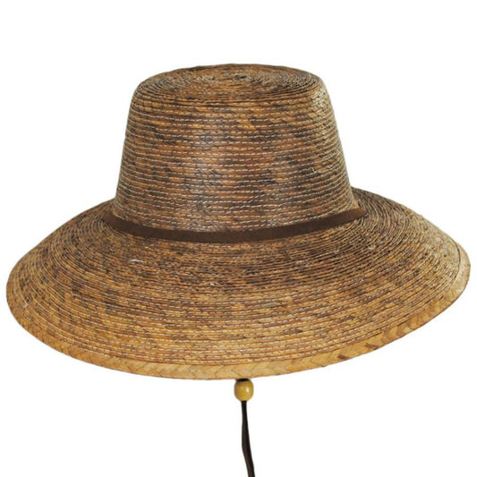 Scala | Maddalena Palm Leaf Straw Bucket Hat | 100400 | front | TOAST