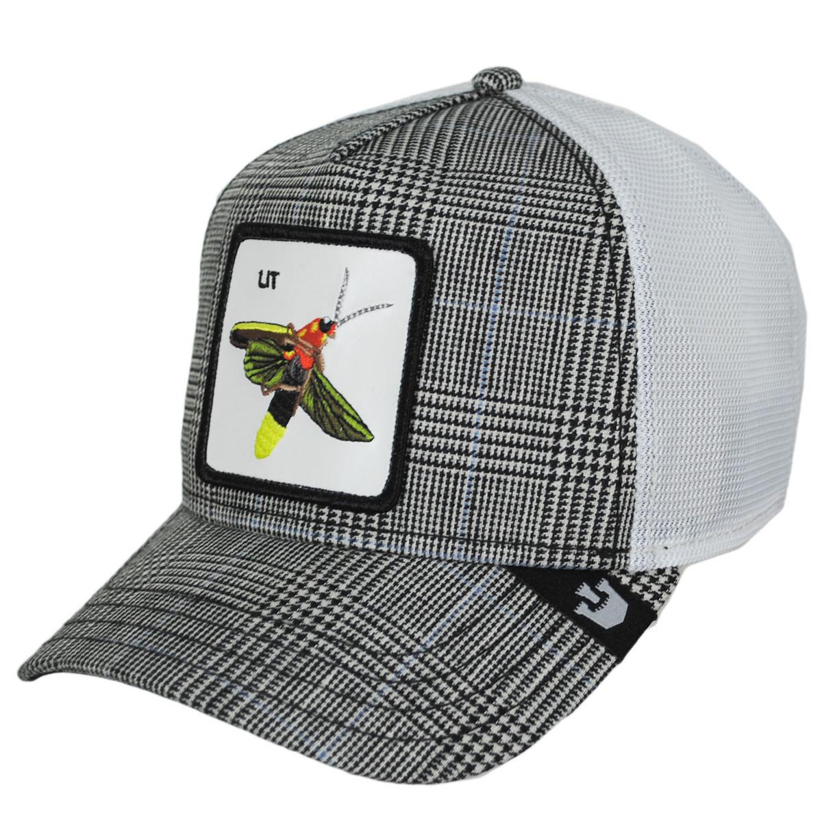 Goorin Bros | Firefly British Plaid Mesh Trucker Snapback Baseball Cap | 200756 | lead | BLACK