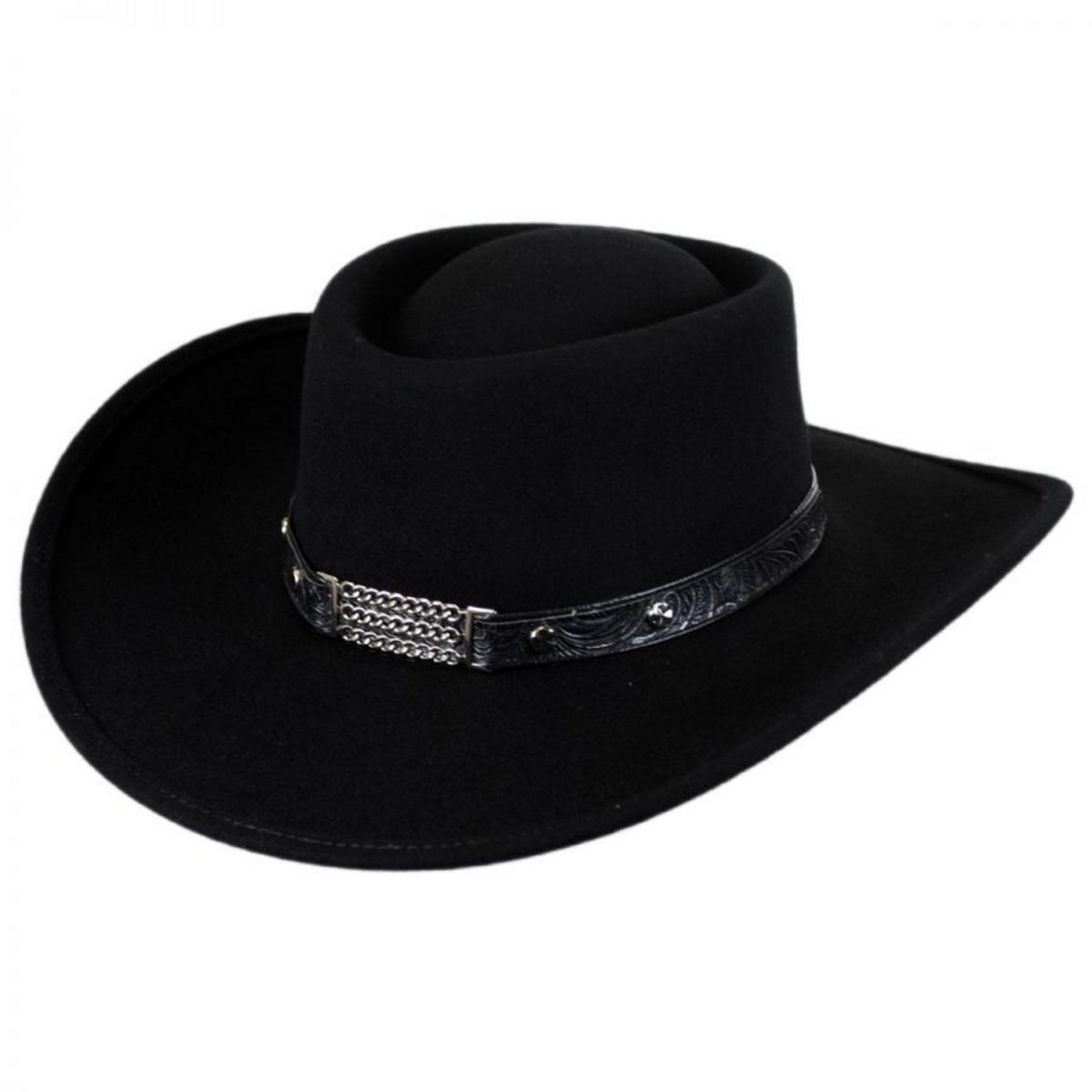 Chapeau de cowboy vintage Miller Bros. Westerns feutre noir 7 Chapeau de cowboy vintage Miller Bros. Westerns feutre noir 7