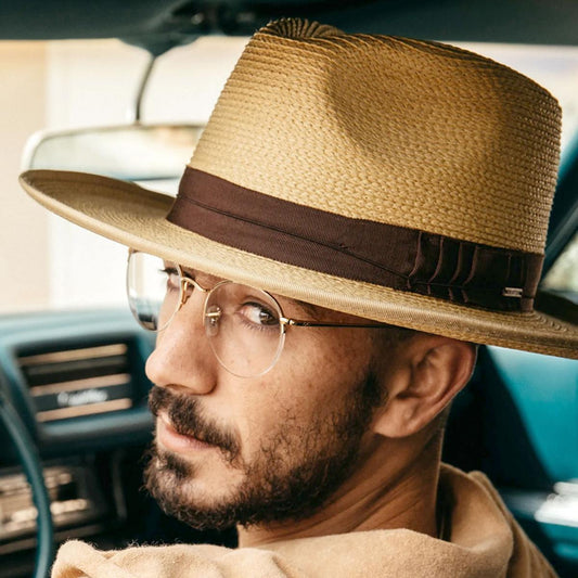 BRIXTON HATS | Reno Braided Toyo Straw Rancher Hat | 128343 | lsmone | TAN