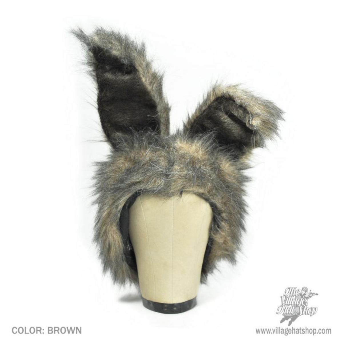 Elope | March Hare Ears Hat | 190234 | front | BROWN