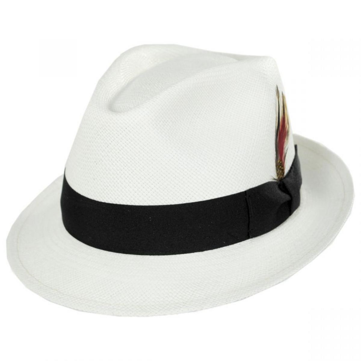 Stefeno Hats | Skip Panama Straw Fedora Hat | 129700 | lead | BLEACH