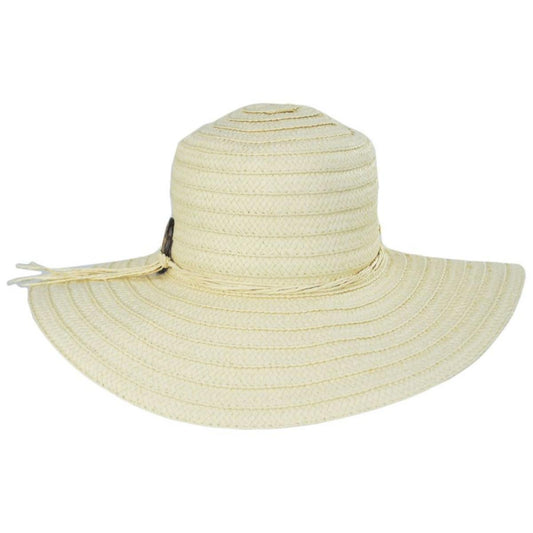 Cappelli | Perdido Toyo Braid Swinger Sun Hat | 101262 | front | NATURAL