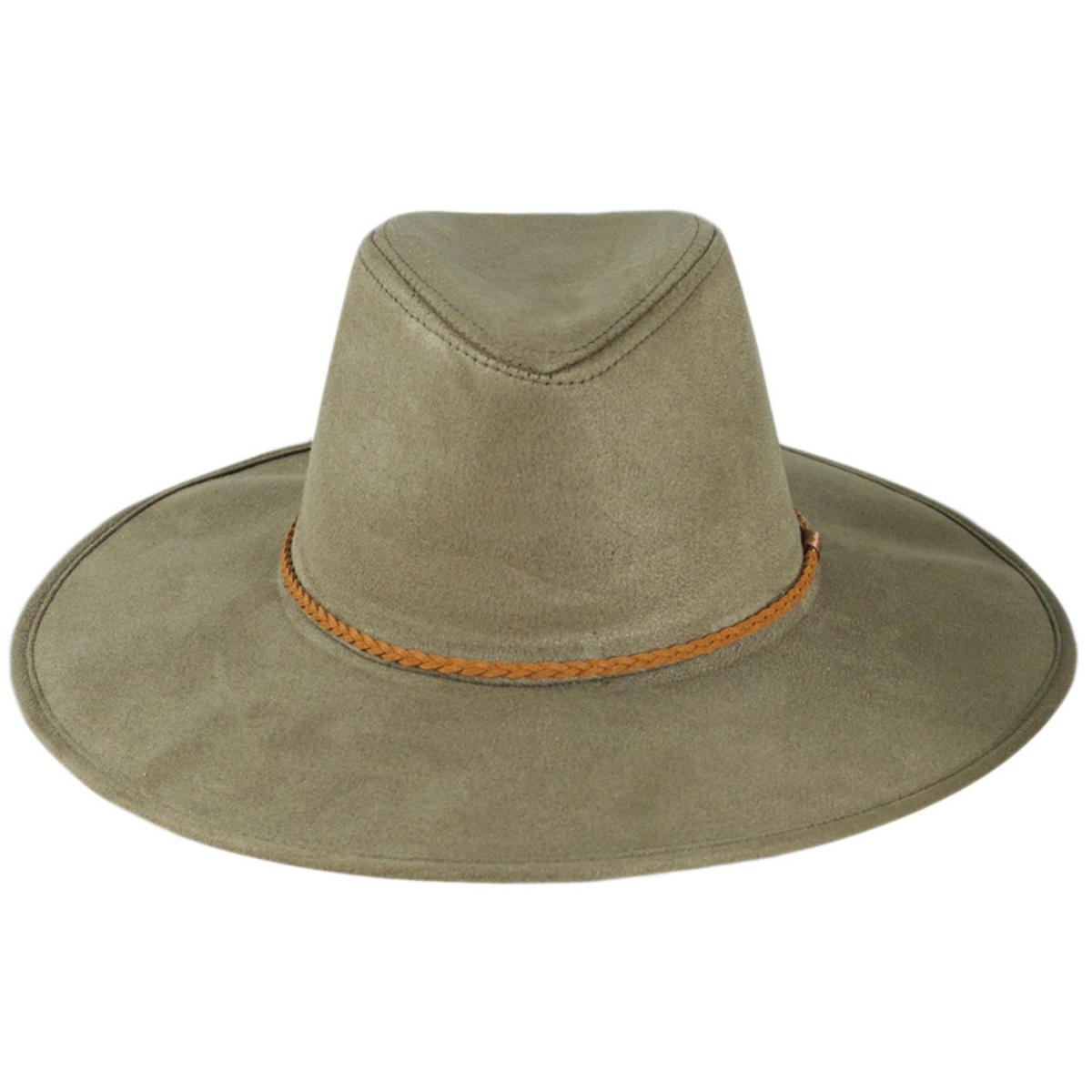 Toucan Collection | Vegan Suede Safari Fedora Hat