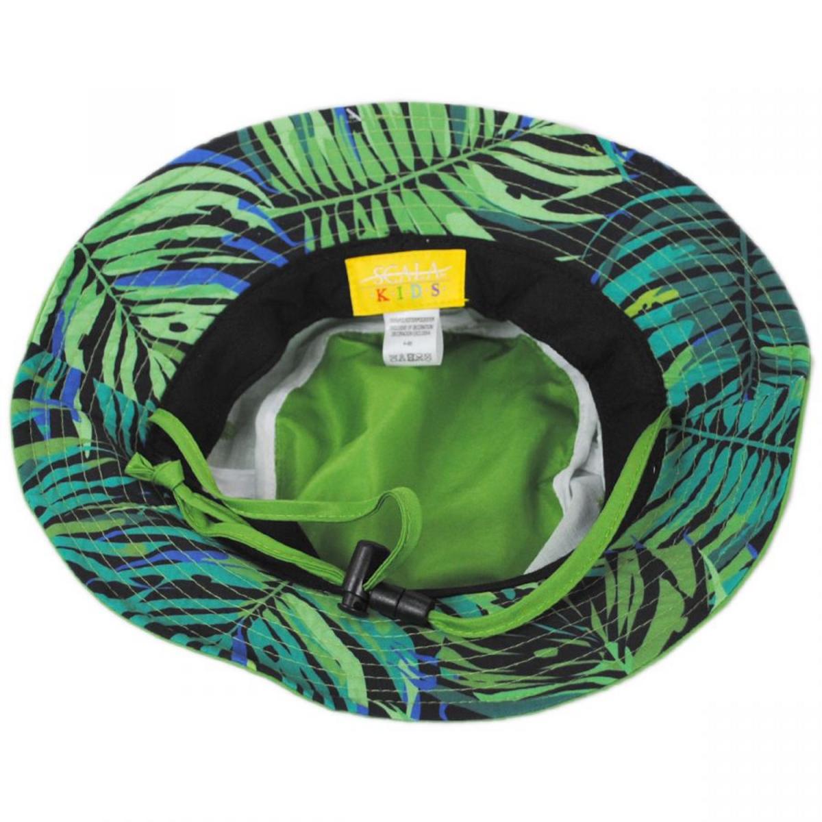 Scala | Kid's Tapir Microfiber Bucket Hat | 508383 | under | LIME