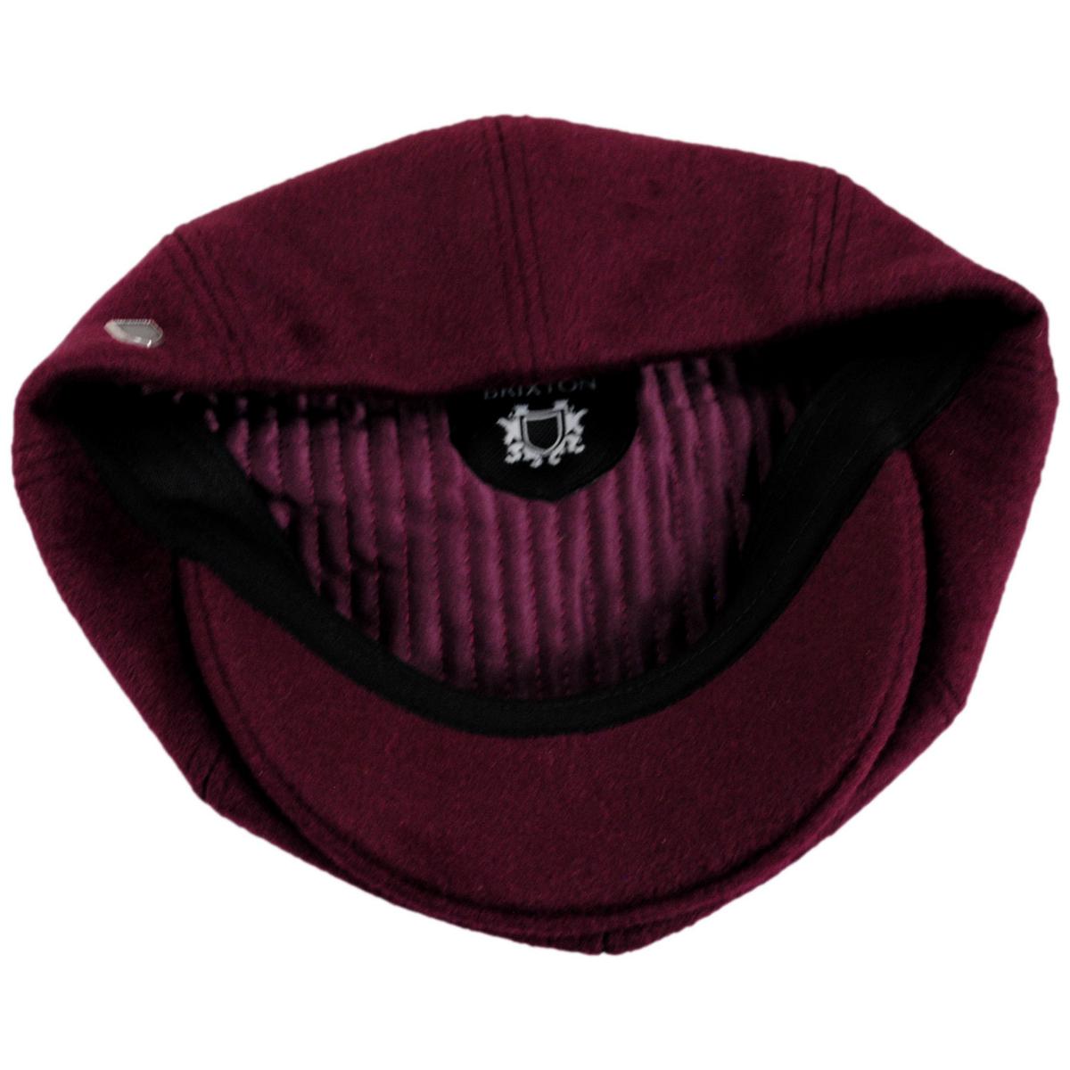 BRIXTON HATS | Brood Monochrome Wool Blend Newsboy Cap | 161509 | under | PORT
